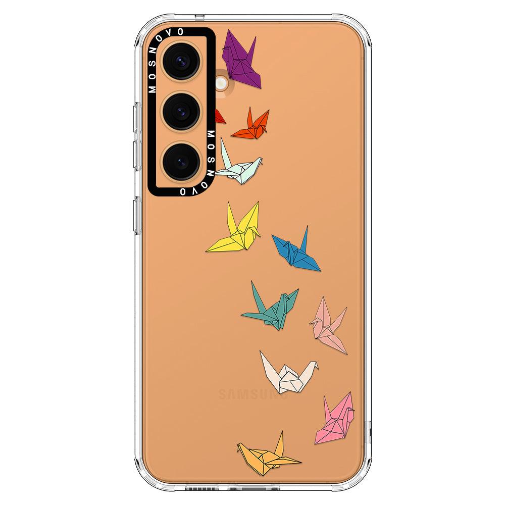 Paper Crane Phone Case - Samsung Galaxy S24 Case - MOSNOVO