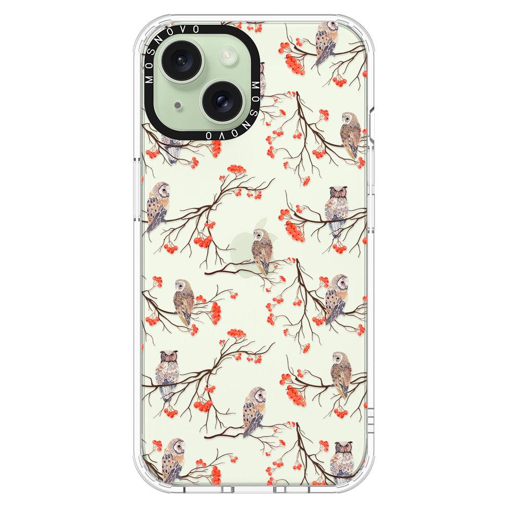 Owl Phone Case - iPhone 15 Plus Case - MOSNOVO