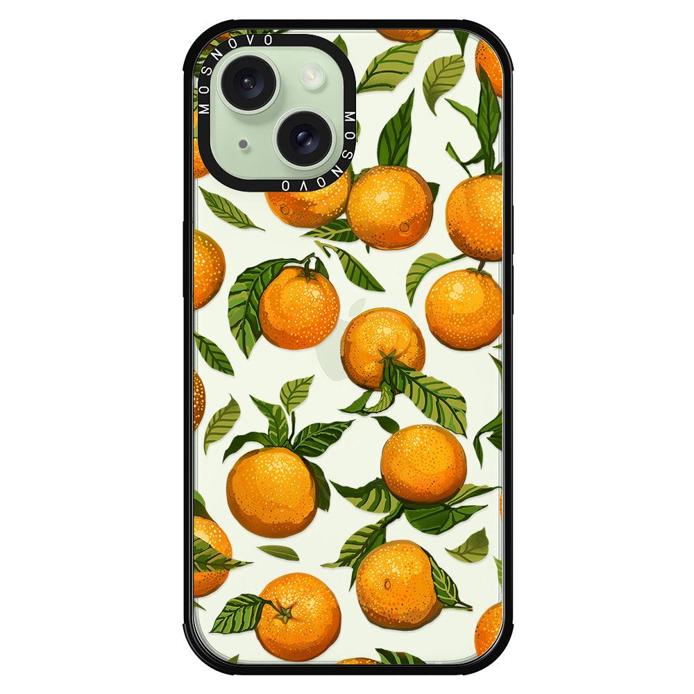 Tangerine Phone Case - iPhone 15 Plus Case - MOSNOVO