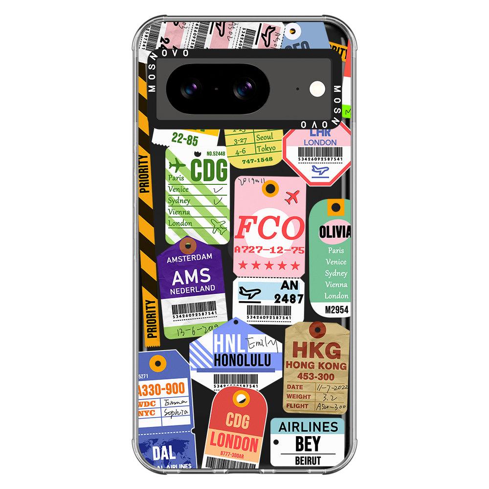 Ticket Label Phone Case - Google Pixel 8 Case - MOSNOVO