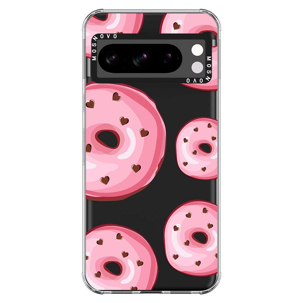 Pink Donuts Phone Case - Google Pixel 8 Pro Case - MOSNOVO