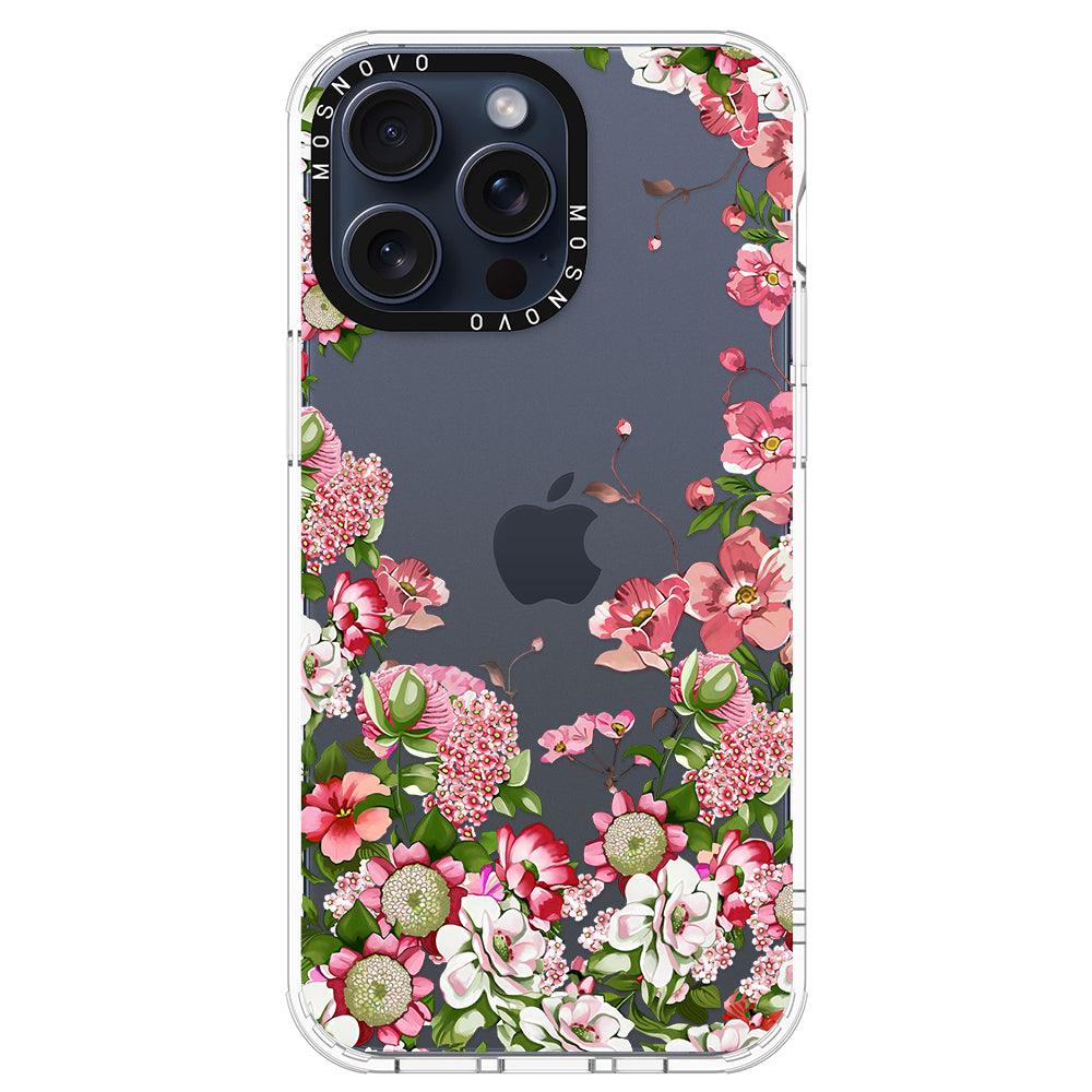 Blooms Phone Case - iPhone 15 Pro Max Case - MOSNOVO