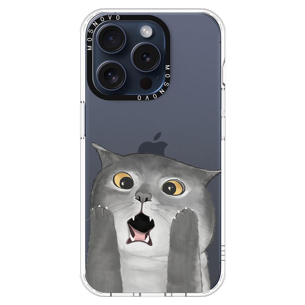 OMG Cat Phone Case - iPhone 15 Pro Case - MOSNOVO