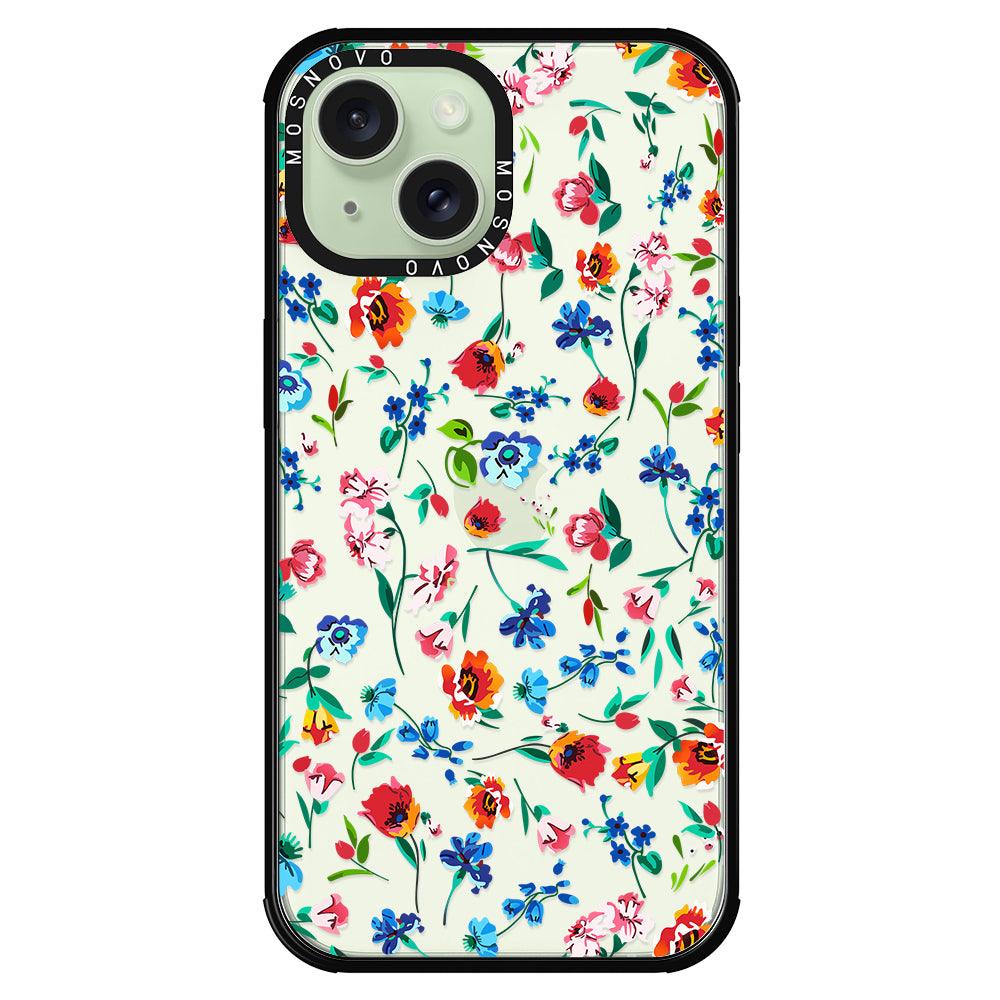 Little Wild Flower Phone Case - iPhone 15 Plus Case - MOSNOVO