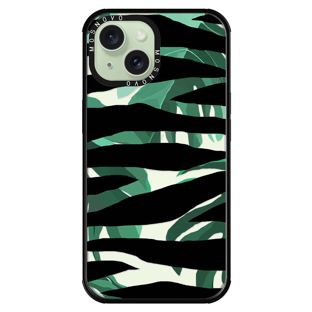 Wild Zebra Phone Case - iPhone 15 Case - MOSNOVO