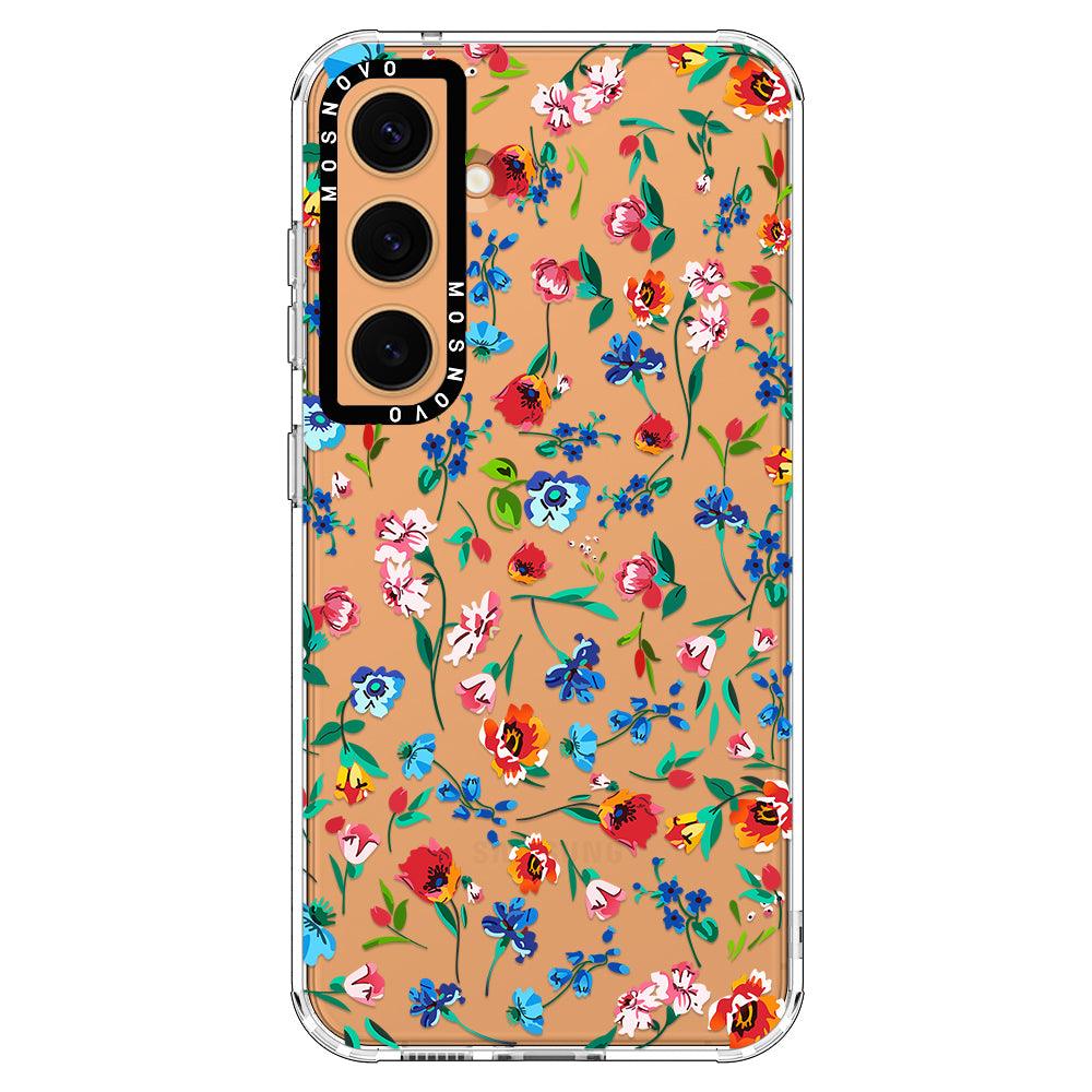 Little Wild Flower Phone Case - Samsung Galaxy S24 Plus Case - MOSNOVO