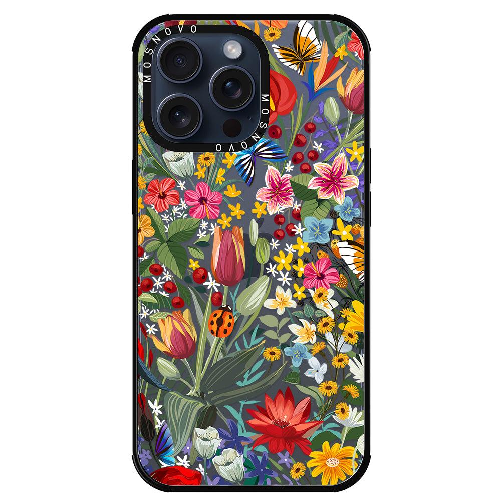 In The Garden Phone Case - iPhone 15 Pro Max Case - MOSNOVO