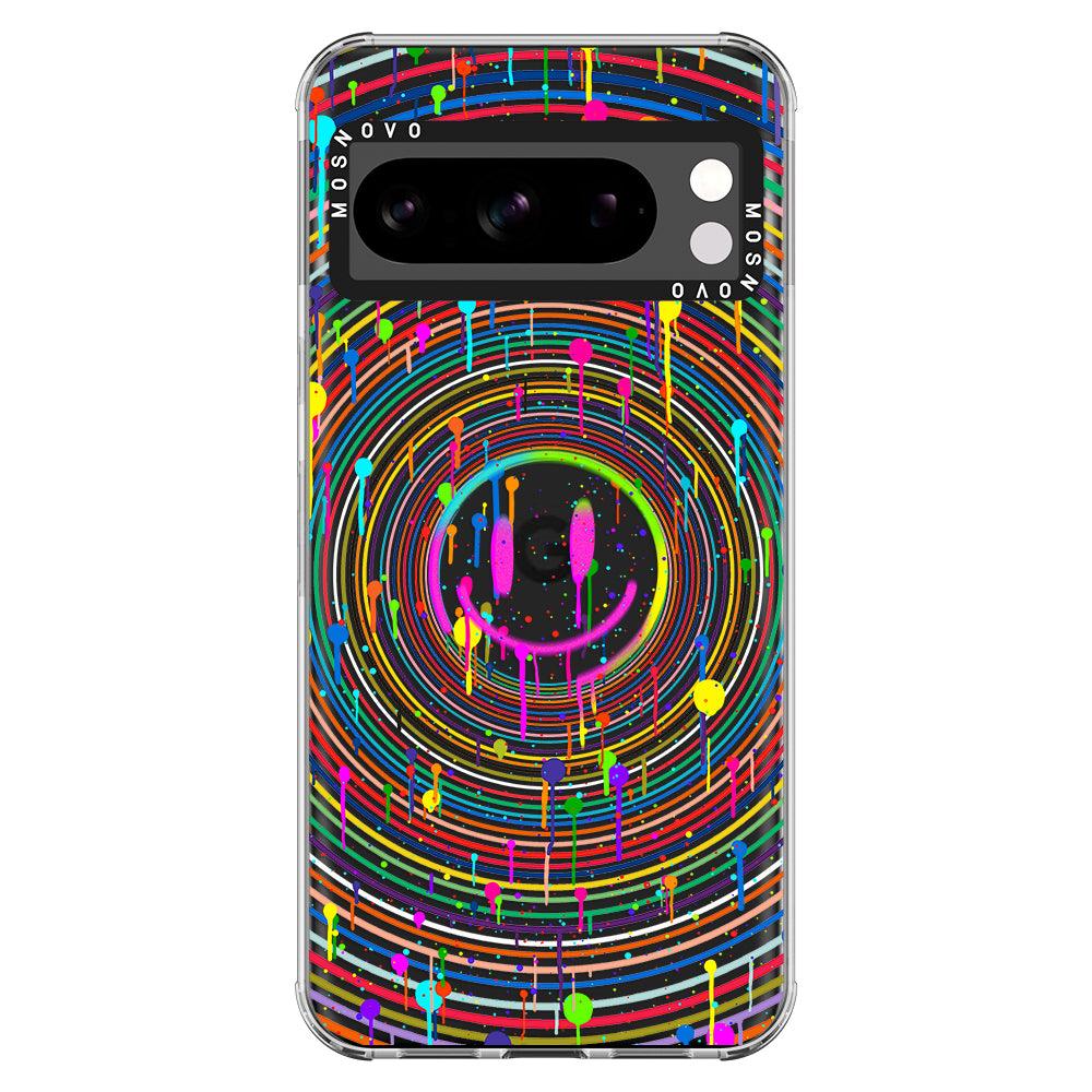 Dripping Smile Art Phone Case - Google Pixel 8 Pro Case - MOSNOVO