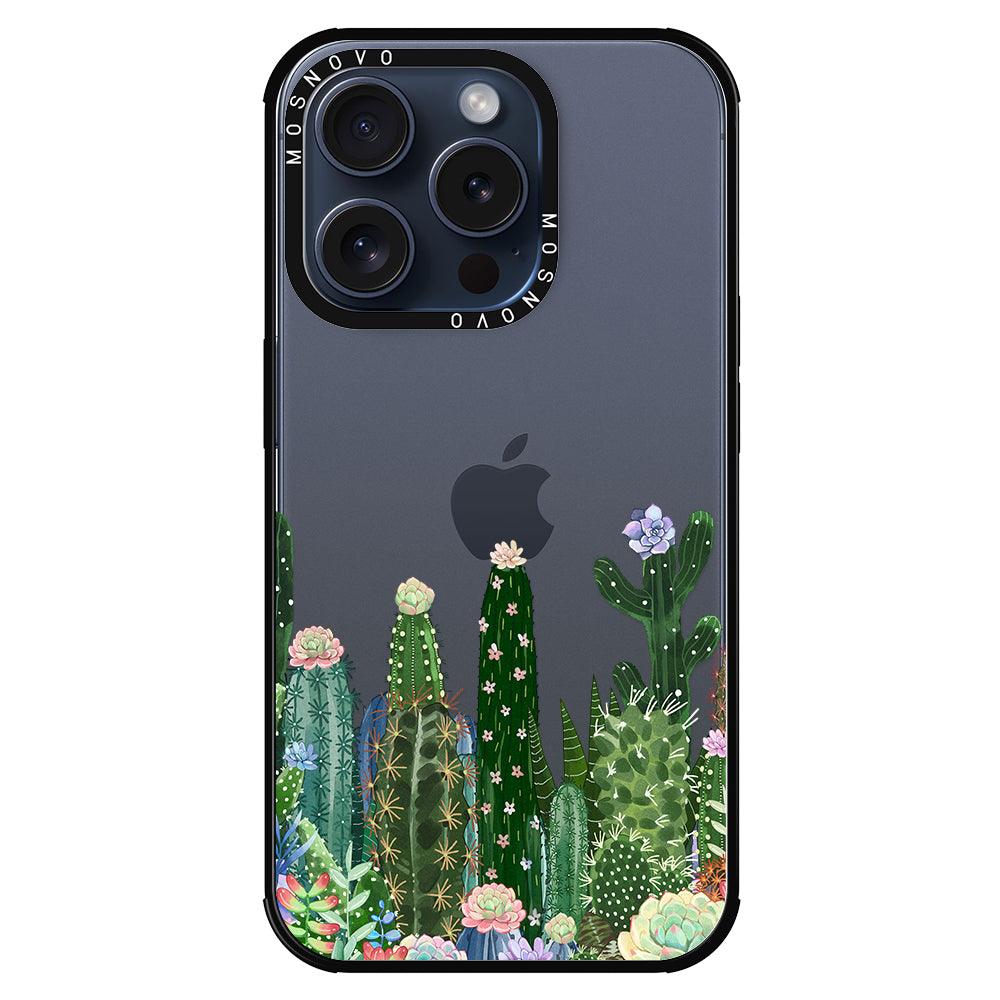 Desert Cactus Phone Case - iPhone 15 Pro Case - MOSNOVO