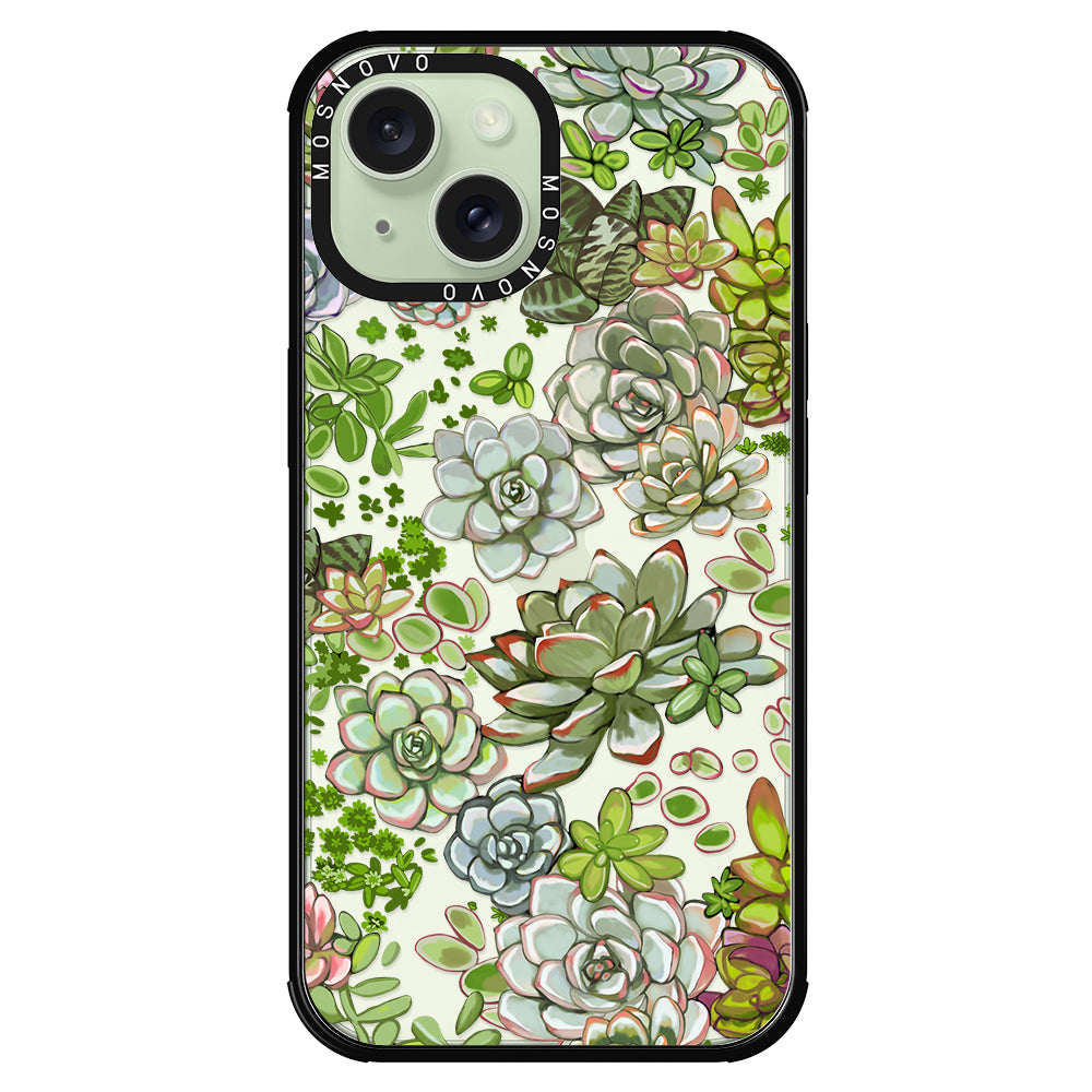 Succulent Phone Case - iPhone 15 Case - MOSNOVO