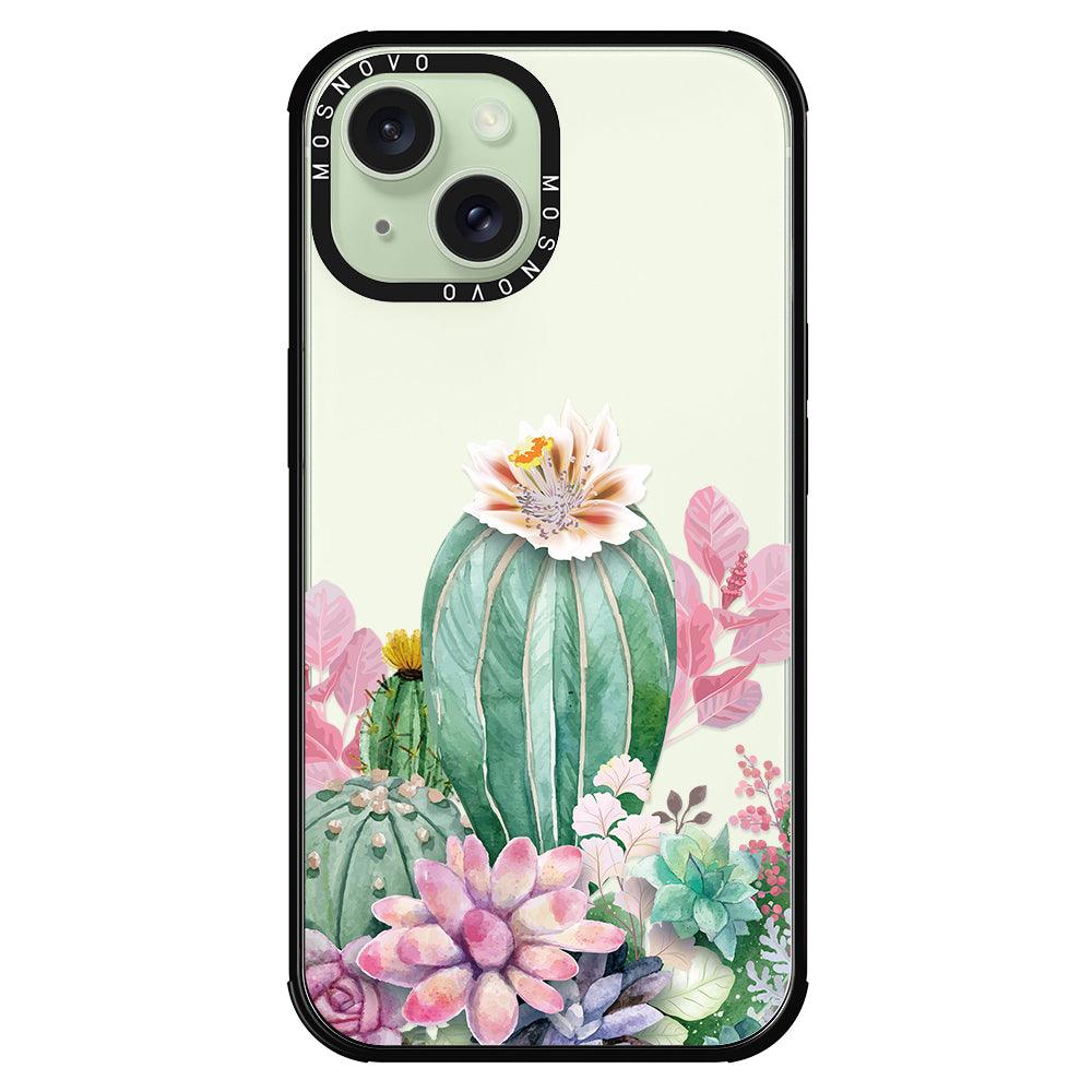 Cactaceae Phone Case - iPhone 15 Plus Case - MOSNOVO