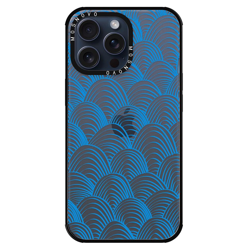 Wavy Wave Phone Case - iPhone 15 Pro Max Case - MOSNOVO