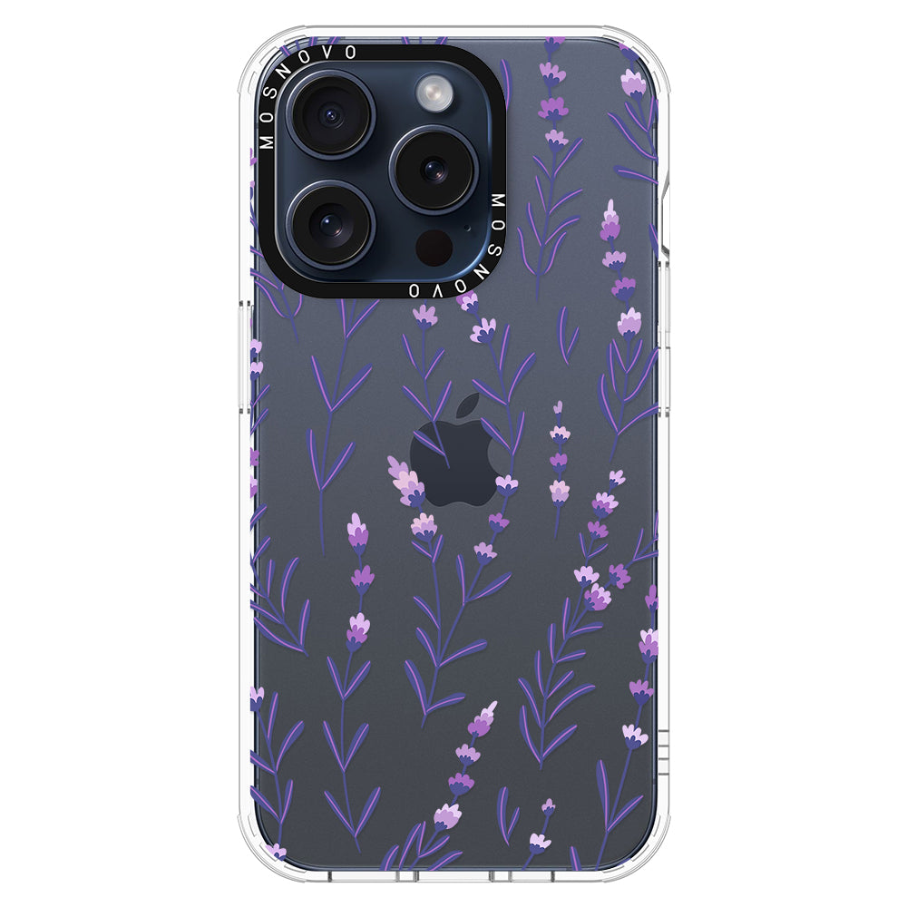 Lavenders Phone Case - iPhone 15 Pro Case - MOSNOVO