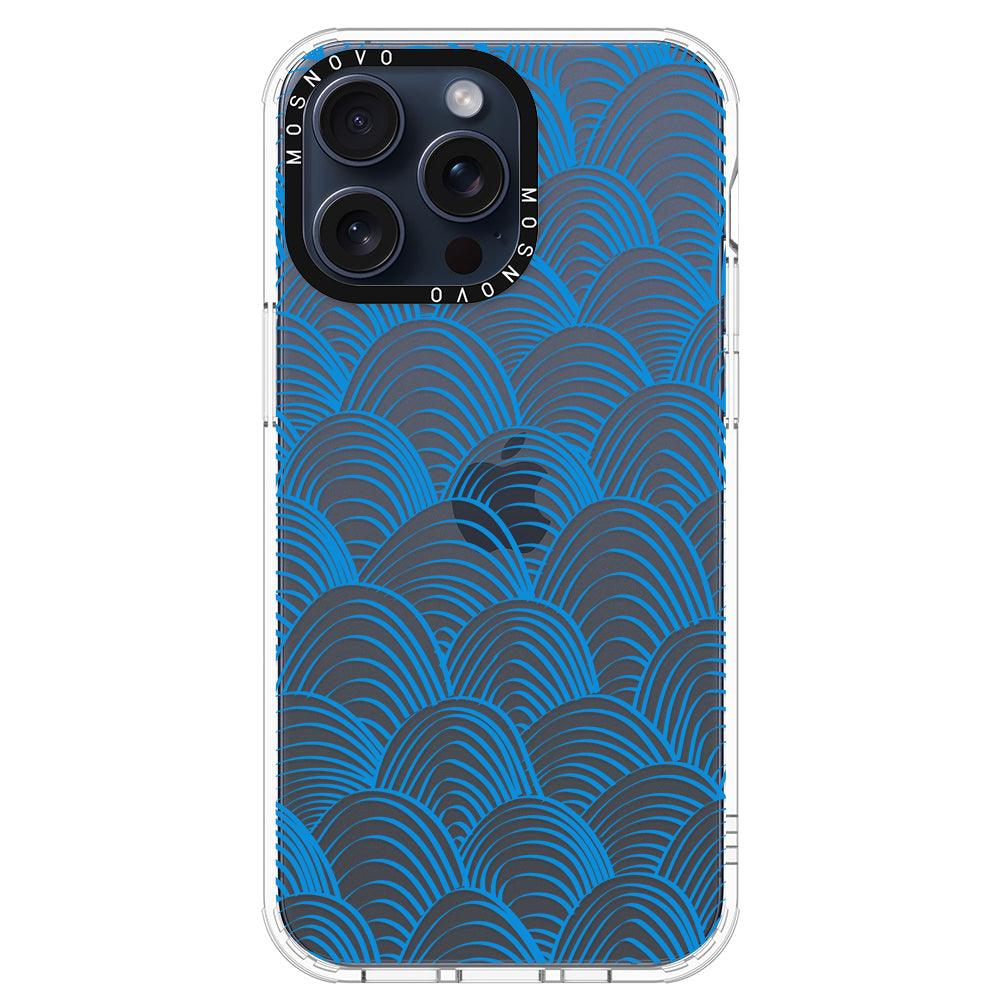 Wavy Wave Phone Case - iPhone 15 Pro Max Case - MOSNOVO