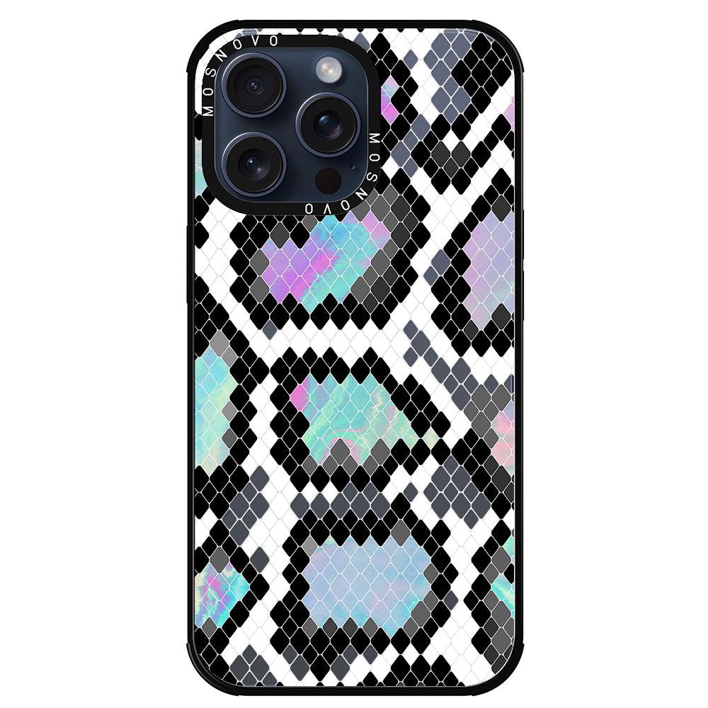 Aurora Snake Print Phone Case - iPhone 15 Pro Max Case - MOSNOVO