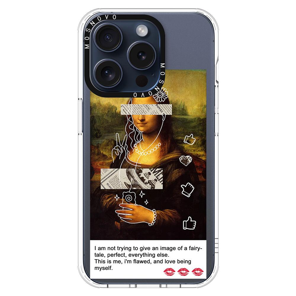 Selfie Artwork Phone Case - iPhone 15 Pro Case - MOSNOVO