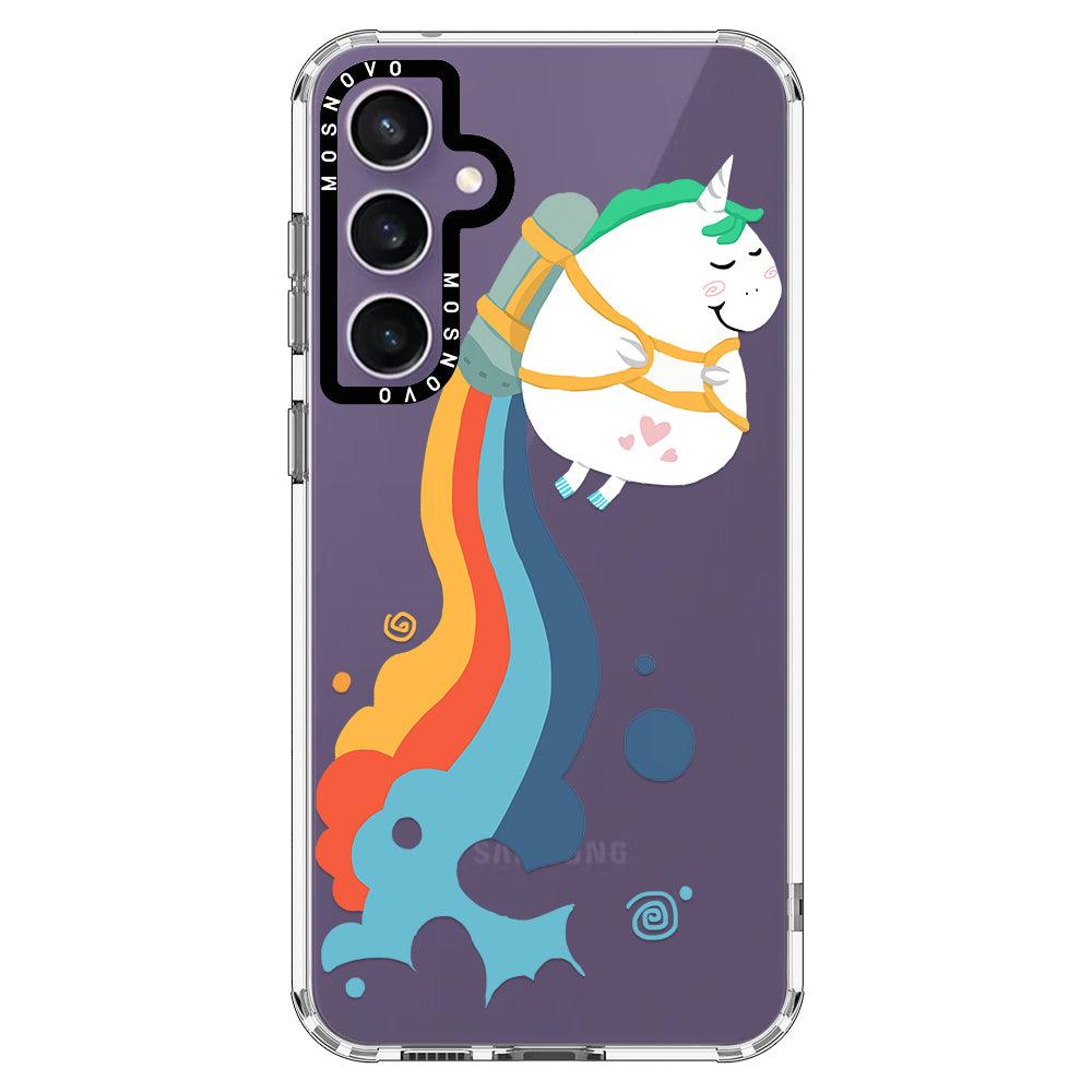 Rainbow Unicorn Phone Case - Samsung Galaxy S23 FE Case