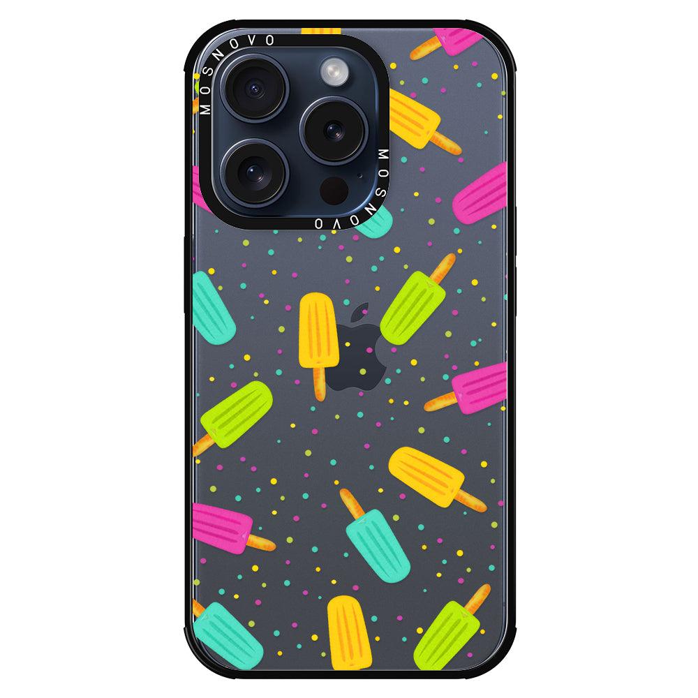 Rainbow Ice Pop Phone Case - iPhone 15 Pro Case - MOSNOVO