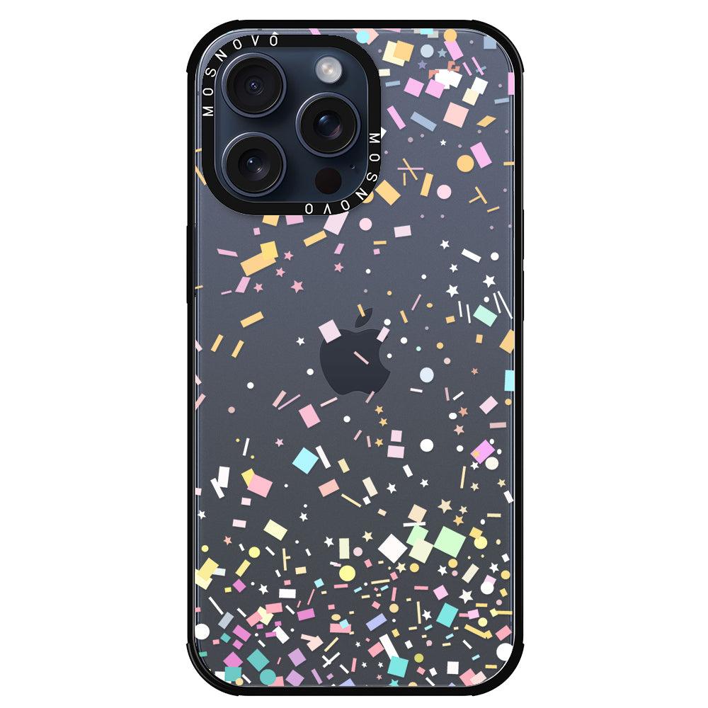 Confetti Phone Case - iPhone 15 Pro Max Case - MOSNOVO