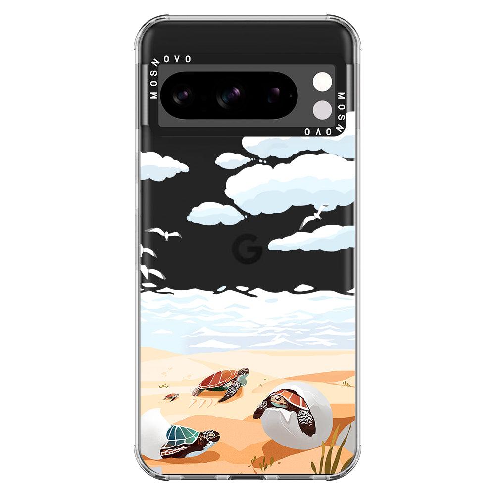 Baby Tortoise Phone Case - Google Pixel 8 Pro Case - MOSNOVO