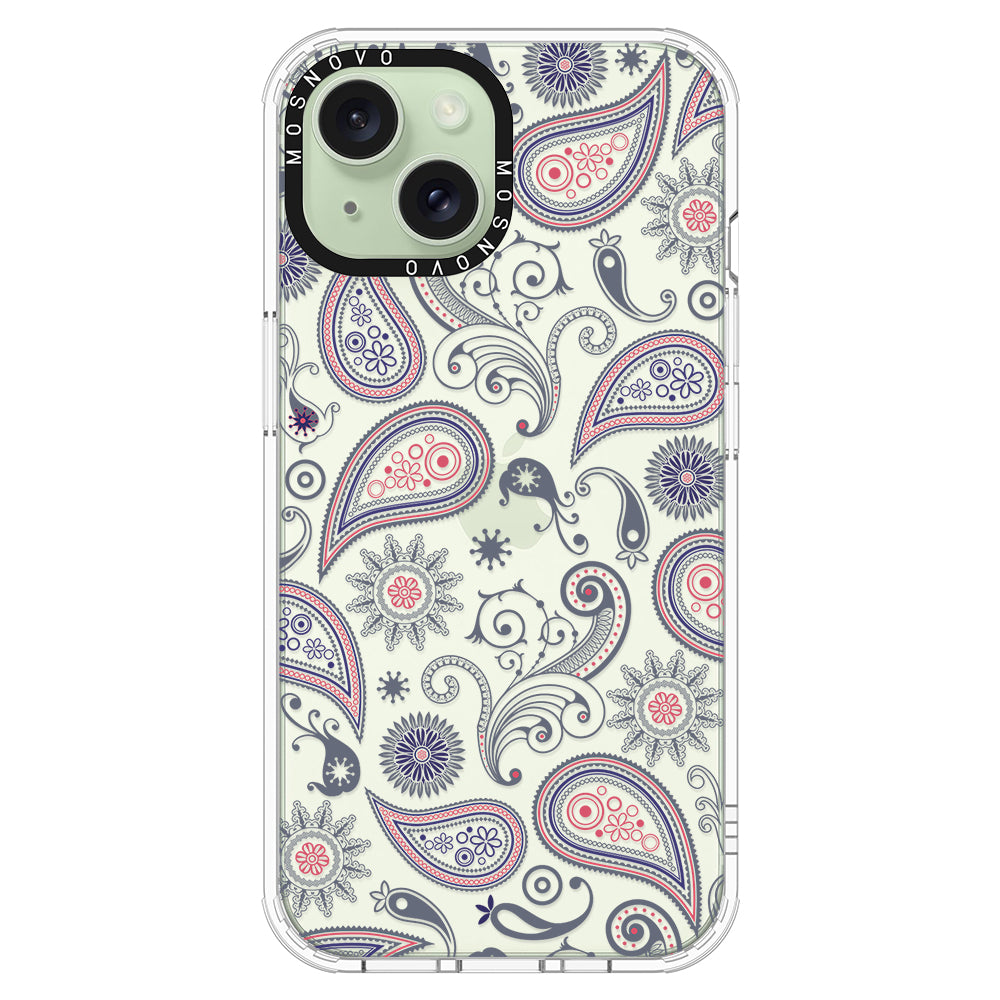 Paisley Phone Case - iPhone 15 Case - MOSNOVO