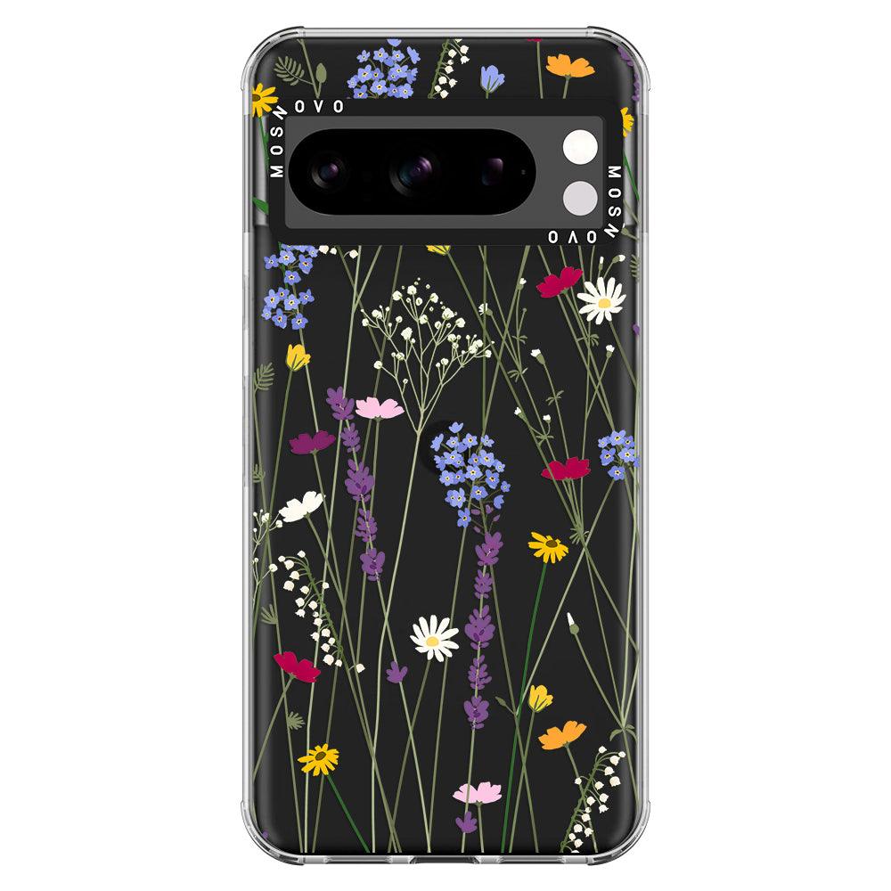 Floral Garden Lavender Daisy Flower Phone Case - Google Pixel 8 Pro Case - MOSNOVO