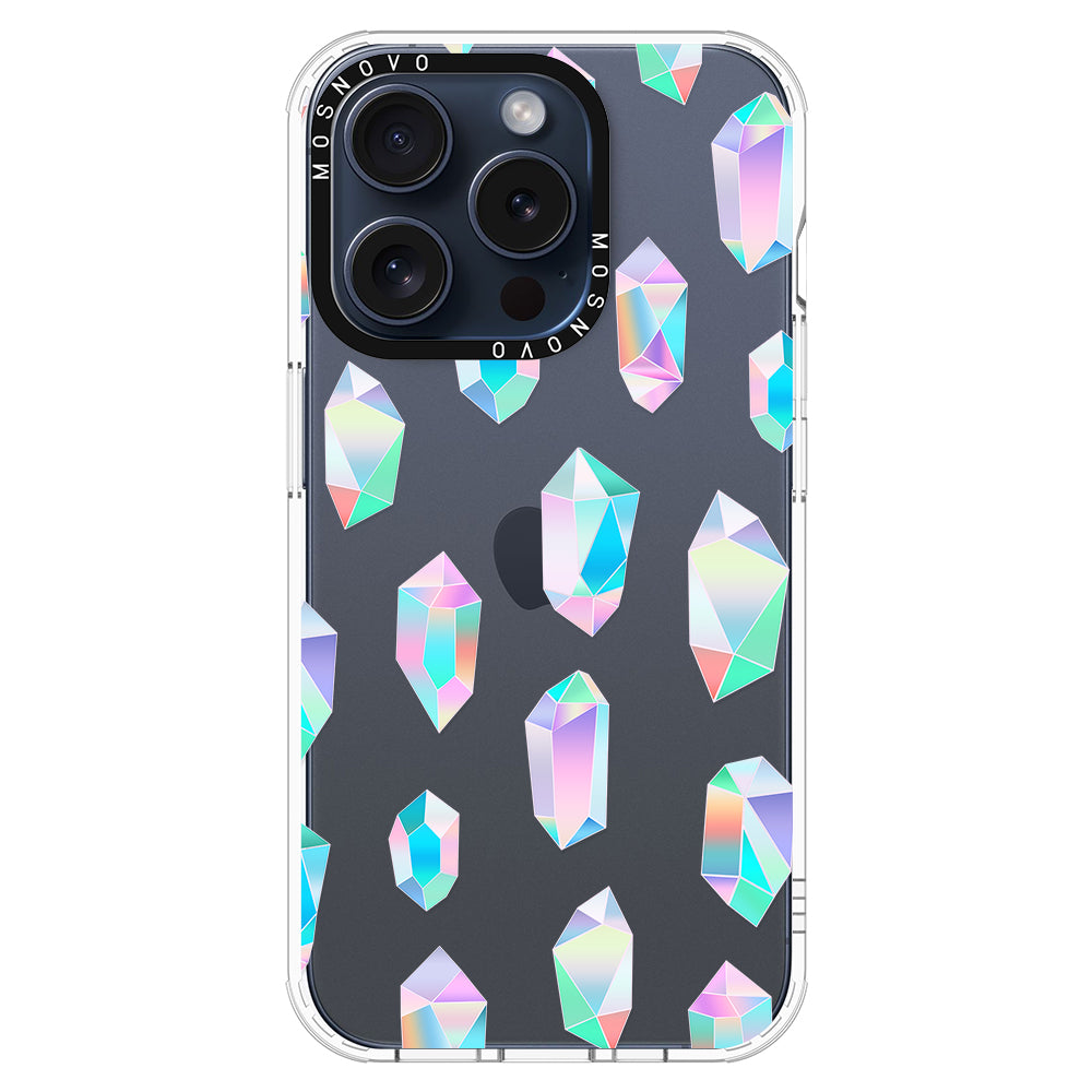 Gradient Diamond Phone Case - iPhone 15 Pro Case - MOSNOVO