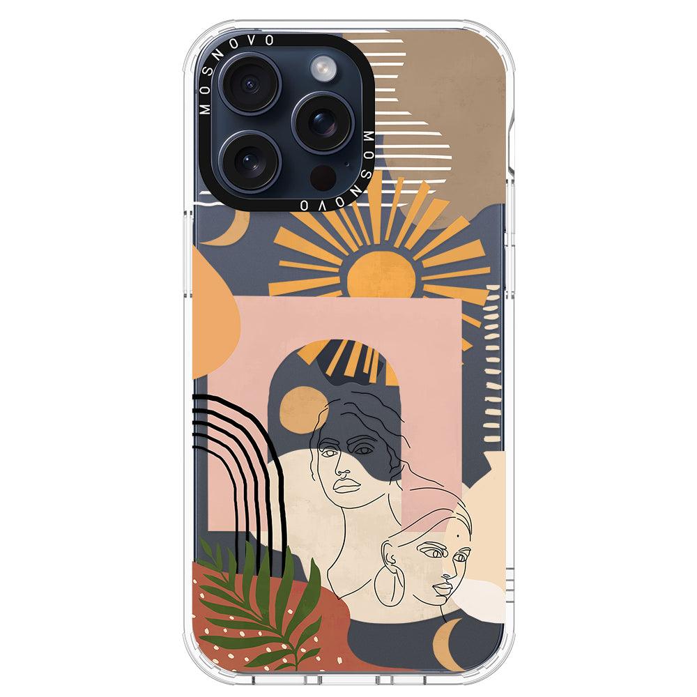 Modern Collage Art Phone Case - iPhone 15 Pro Max Case - MOSNOVO