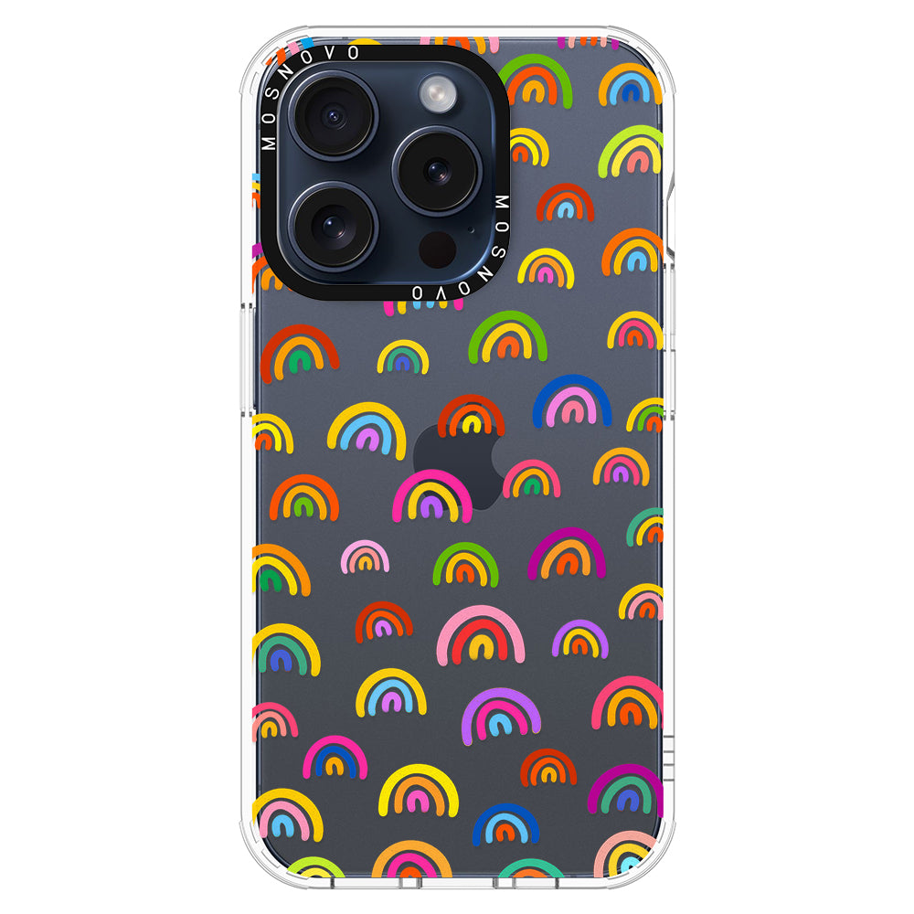 Cute Rainbow Phone Case - iPhone 15 Pro Case - MOSNOVO