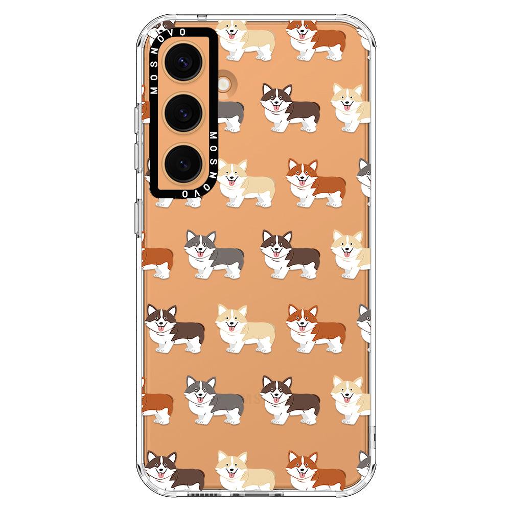 Adorable Corgi Phone Case - Samsung Galaxy S24 Plus Case - MOSNOVO