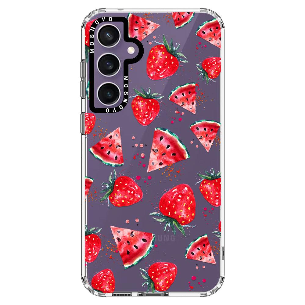 Watermelon Strawberry Phone Case - Samsung Galaxy S23 FE Case