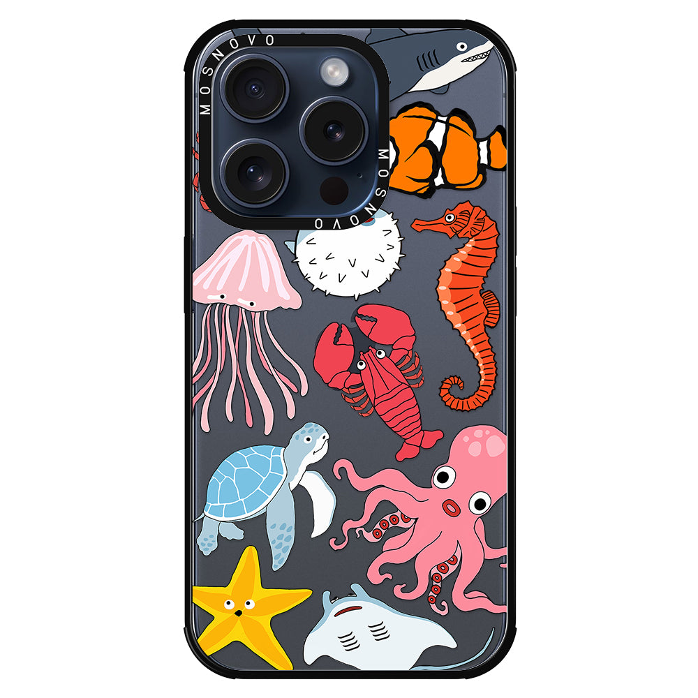 Sea World Phone Case - iPhone 15 Pro Case - MOSNOVO