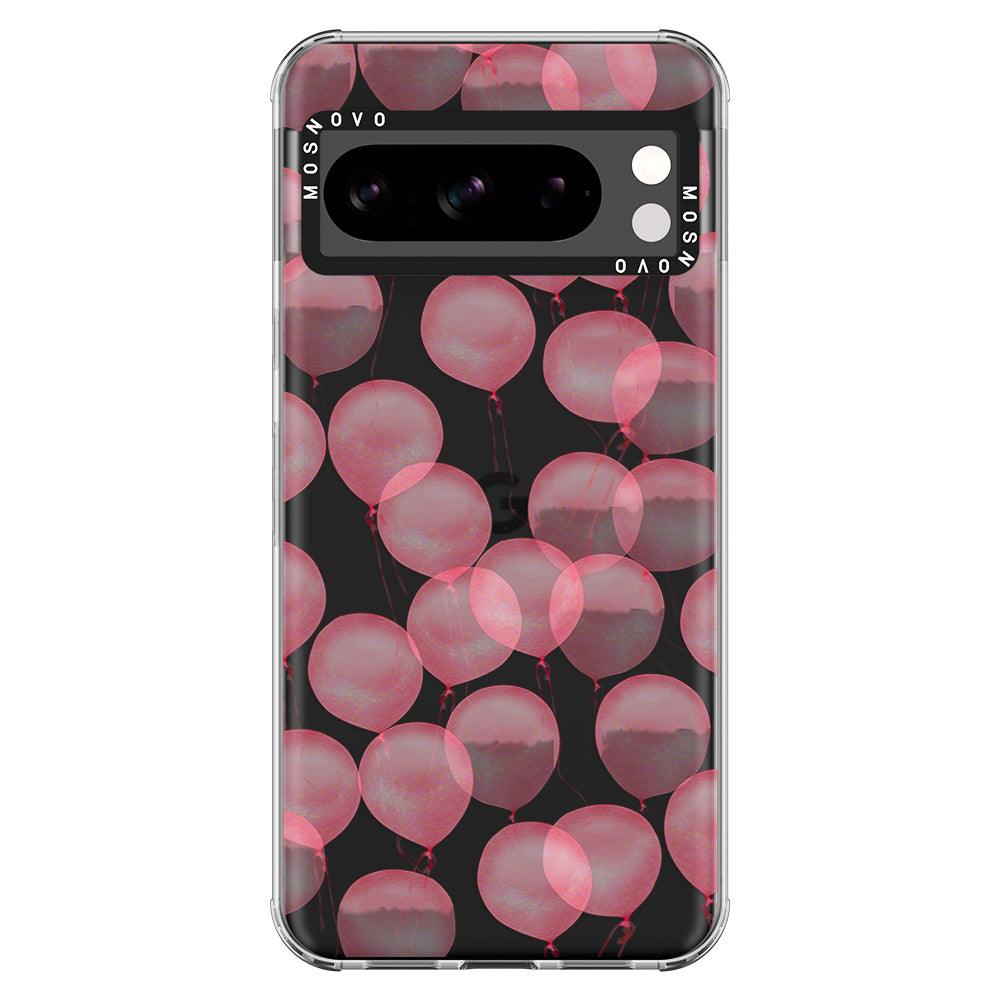 Pink Ballons Phone Case - Google Pixel 8 Pro Case - MOSNOVO