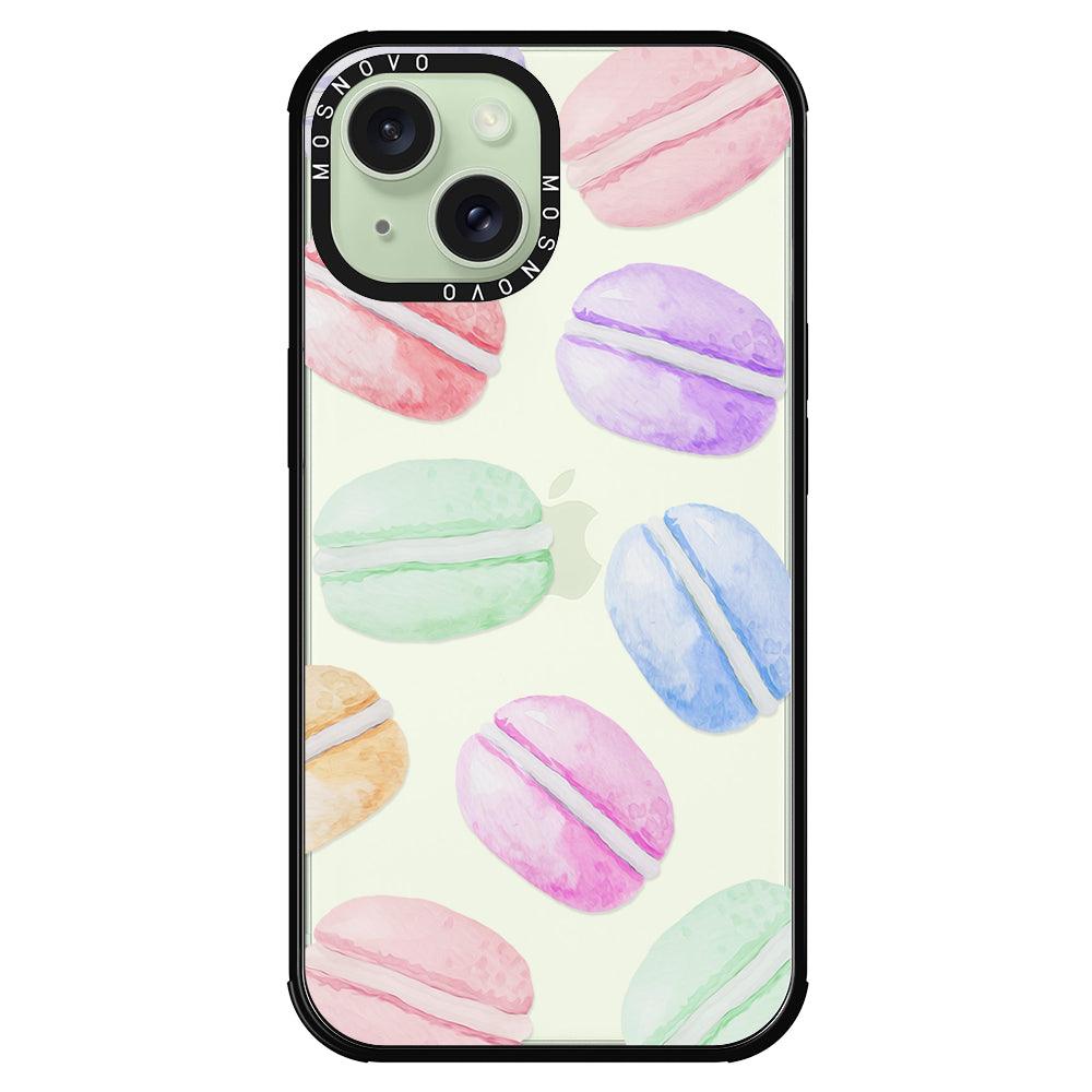 Pastel Macaron Phone Case - iPhone 15 Case - MOSNOVO