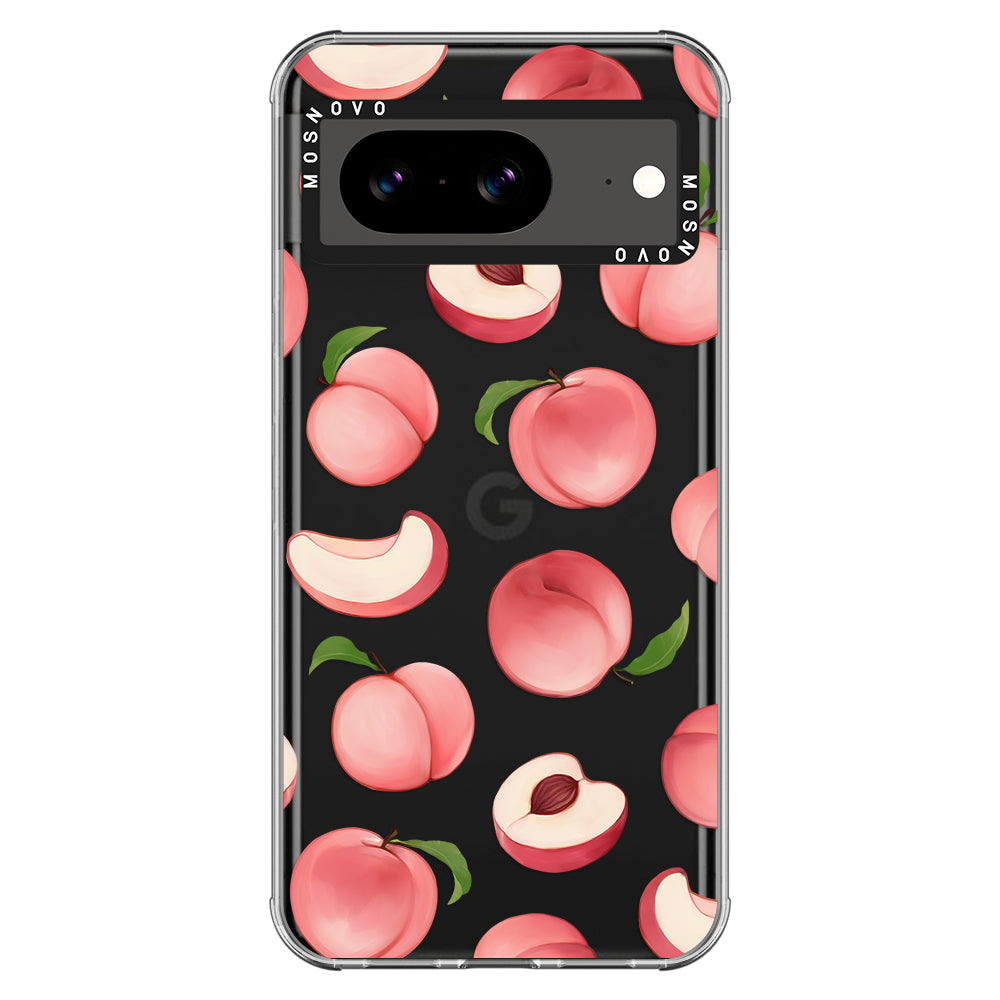 Cute Peach Phone Case - Google Pixel 8 Case - MOSNOVO