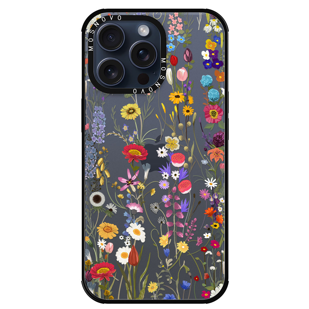 Summer Meadow Phone Case - iPhone 15 Pro Max Case - MOSNOVO