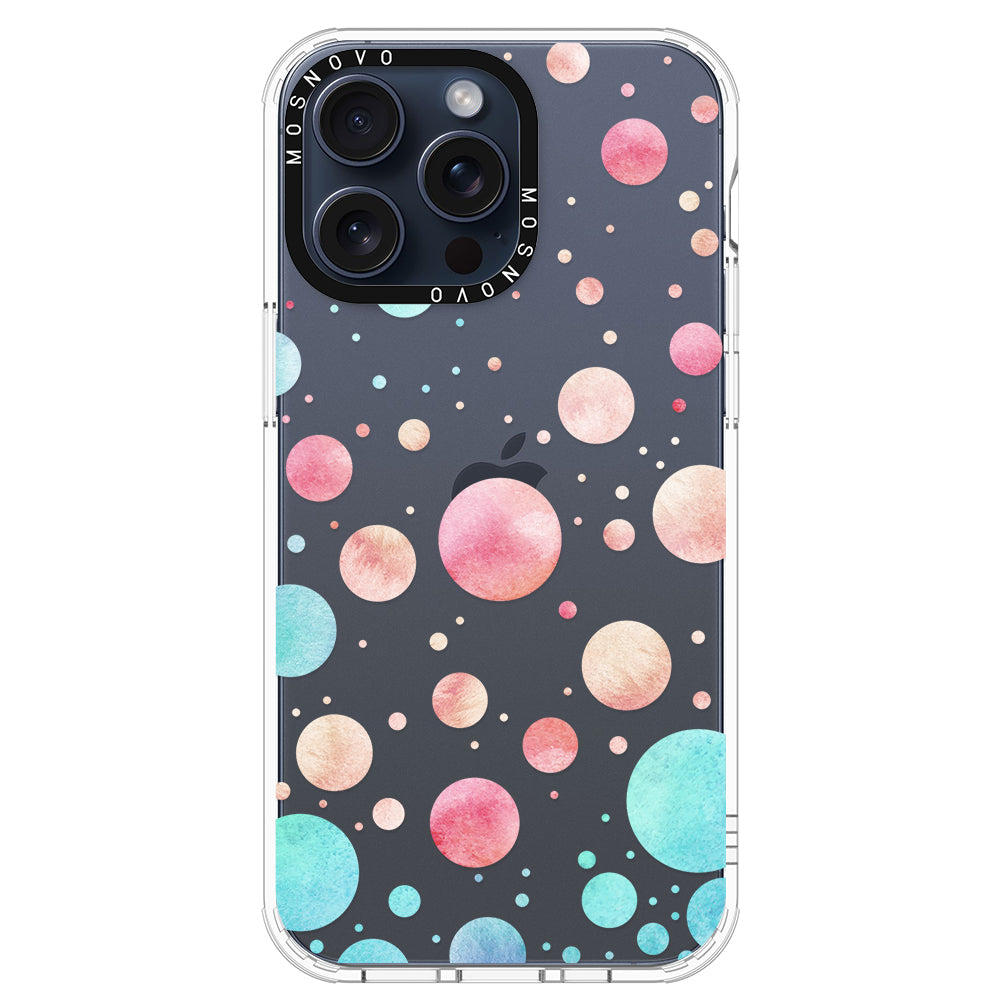 Colorful Bubbles Phone Case - iPhone 15 Pro Max Case - MOSNOVO