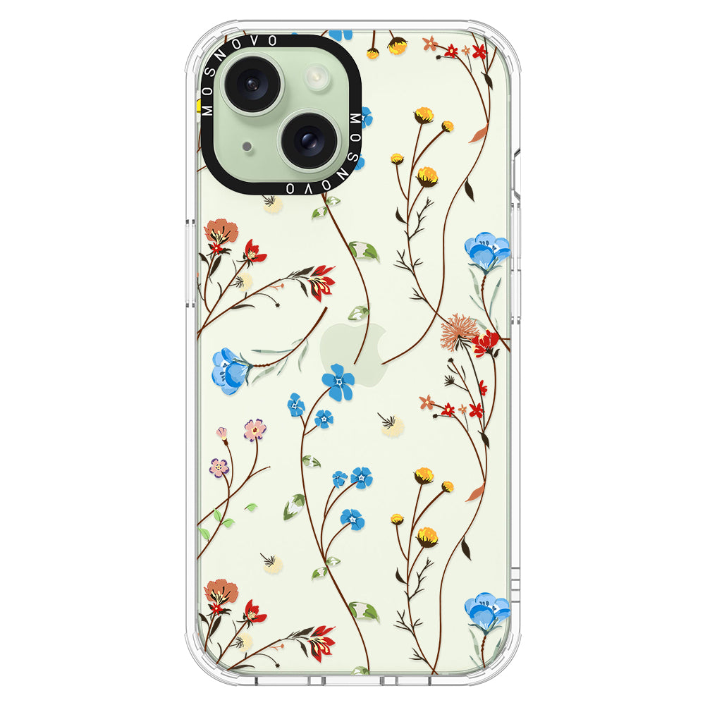 Wildflowers Phone Case - iPhone 15 Plus Case - MOSNOVO