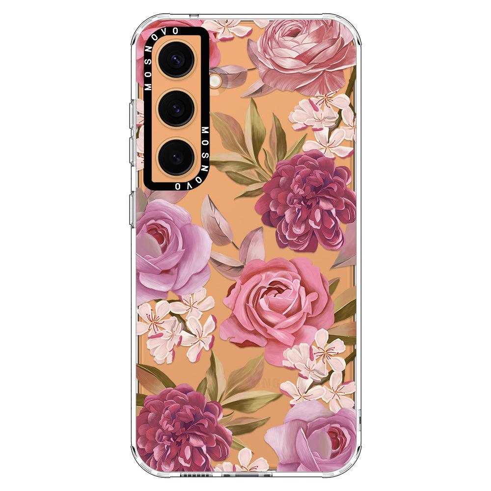 Blossom Flower Floral Phone Case - Samsung Galaxy S24 Case - MOSNOVO