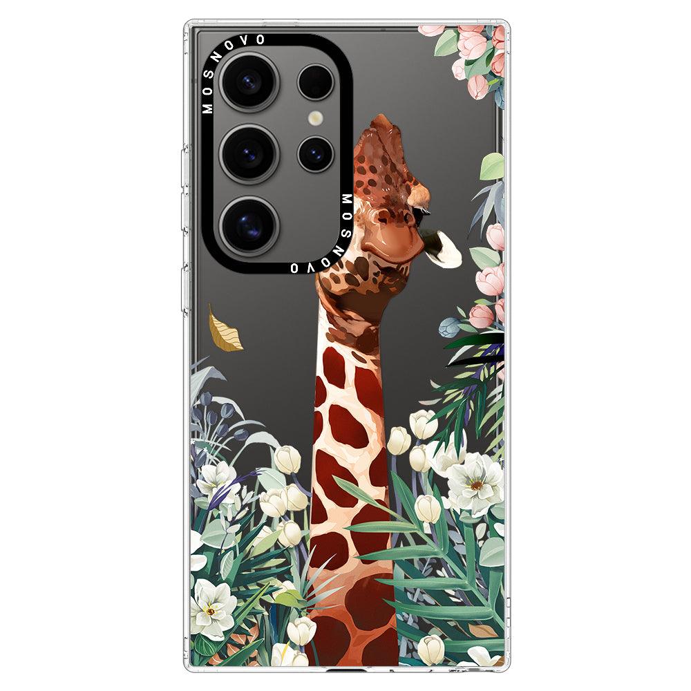 Giraffe Garden Phone Case - Samsung Galaxy S24 Ultra Case - MOSNOVO