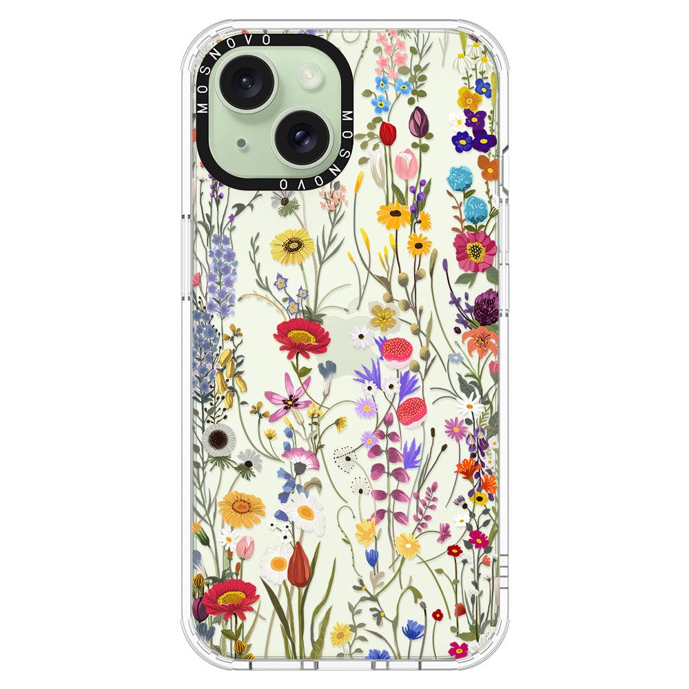 Summer Meadow Phone Case - iPhone 15 Plus Case - MOSNOVO