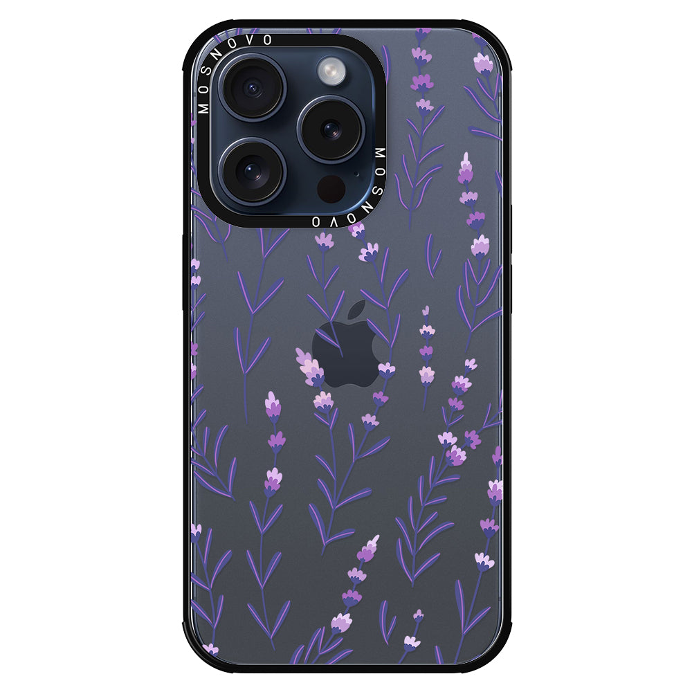 Lavenders Phone Case - iPhone 15 Pro Case - MOSNOVO