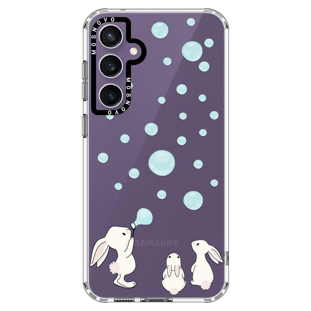 Bunny Blow Bubble Phone Case - Samsung Galaxy S23 FE Case