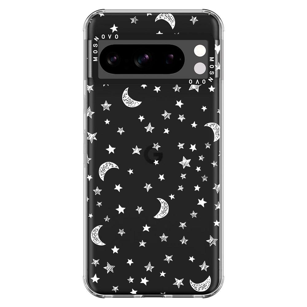 Night Moon Sky Phone Case - Google Pixel 8 Pro Case - MOSNOVO