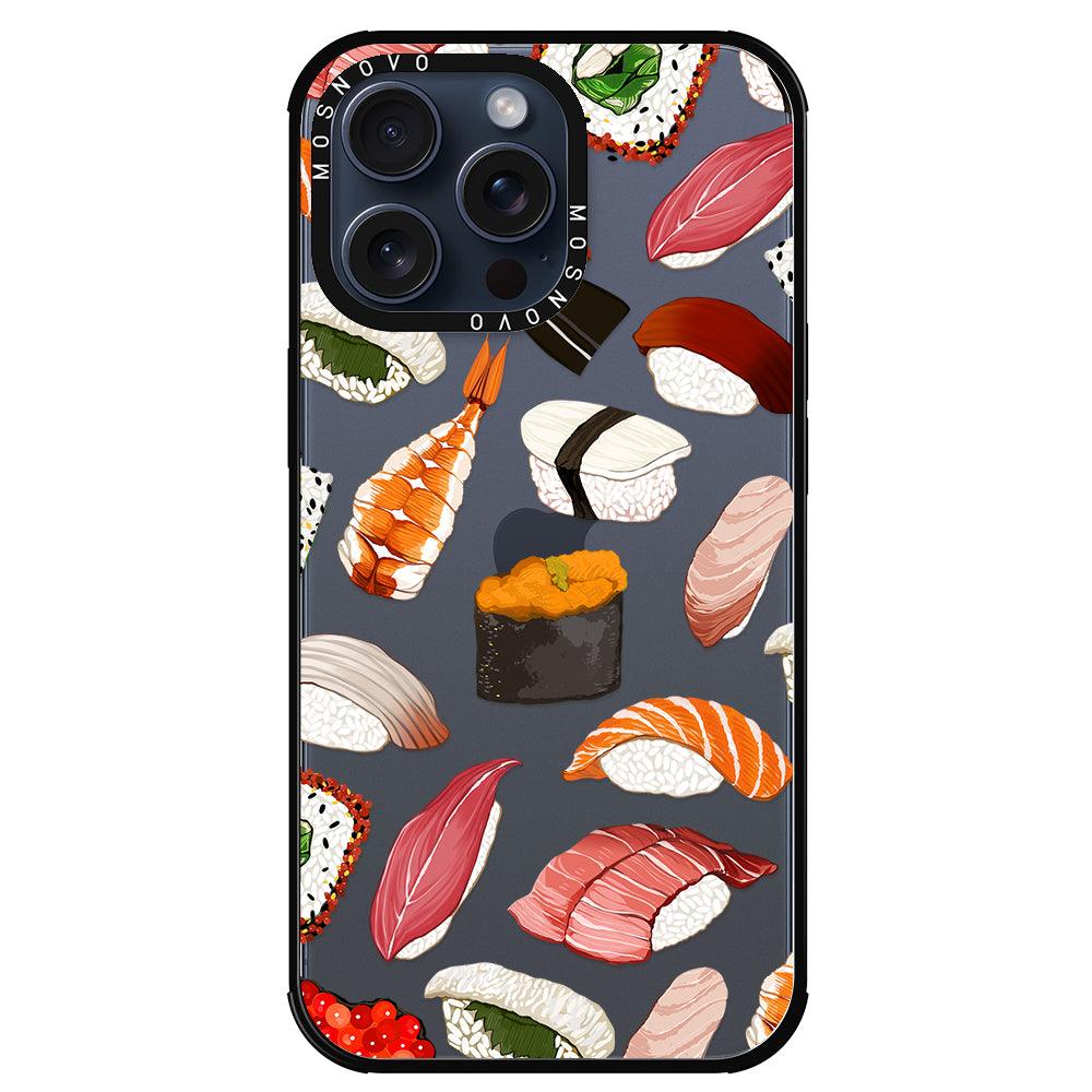 Mixed Sushi Phone Case - iPhone 15 Pro Max Case - MOSNOVO