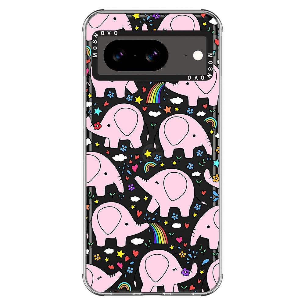 Pink Elephant Phone Case - Google Pixel 8 Case