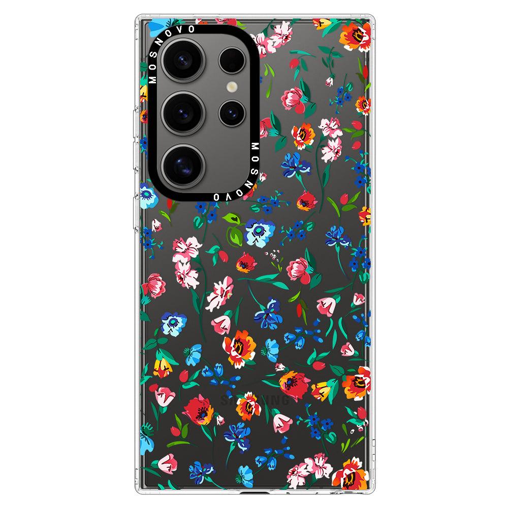 Little Wild Flower Phone Case - Samsung Galaxy S24 Ultra Case - MOSNOVO