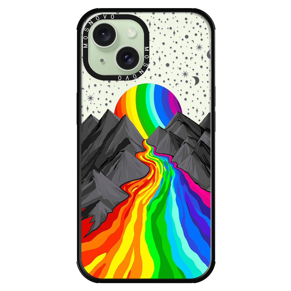 Rainbow Landscape Phone Case - iPhone 15 Case - MOSNOVO