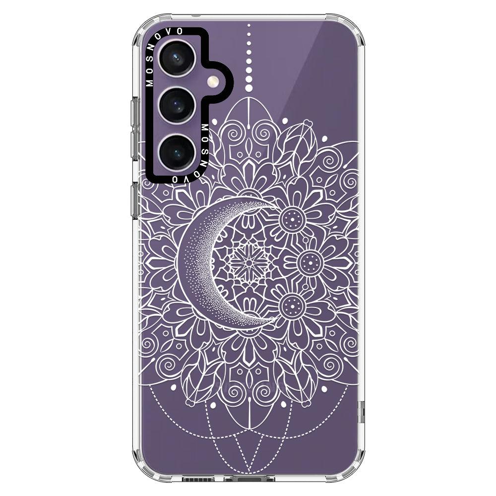 Celestial Moon Mandala Phone Case - Samsung Galaxy S23 FE Case