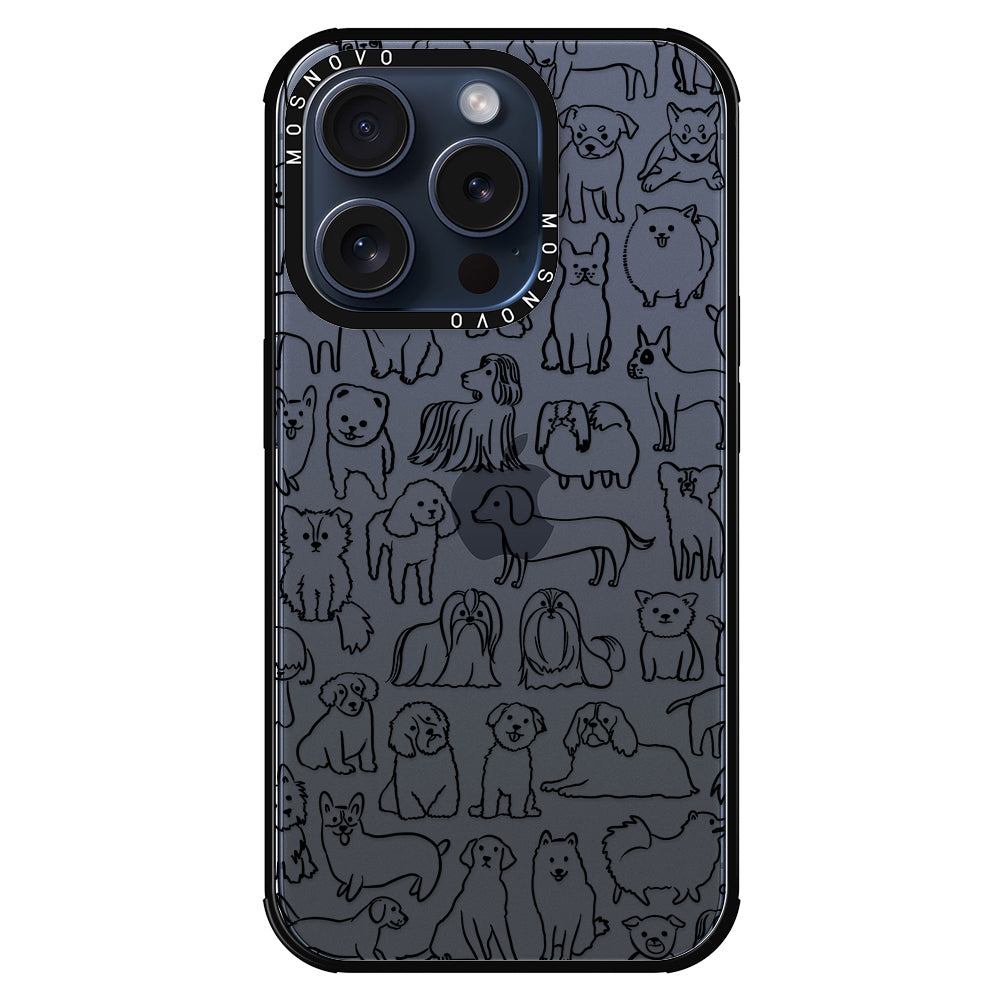 Dogs Phone Case - iPhone 15 Pro Case - MOSNOVO